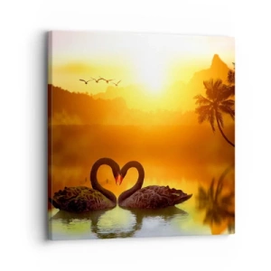 Impression sur toile - Image sur toile - Tout va ensemble - 30x30 cm