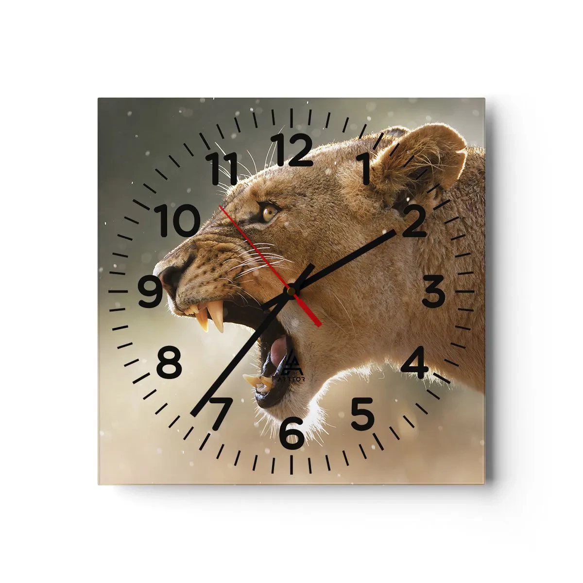 Horloge murale - Pendule murale - Essayez  de ne pas écouter - 40x40 cm