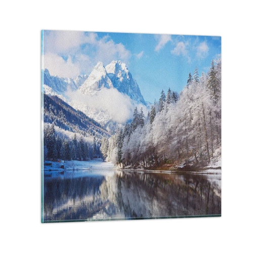 Impression sur verre - Image sur verre - Protecteur de la neige - 70x70 cm