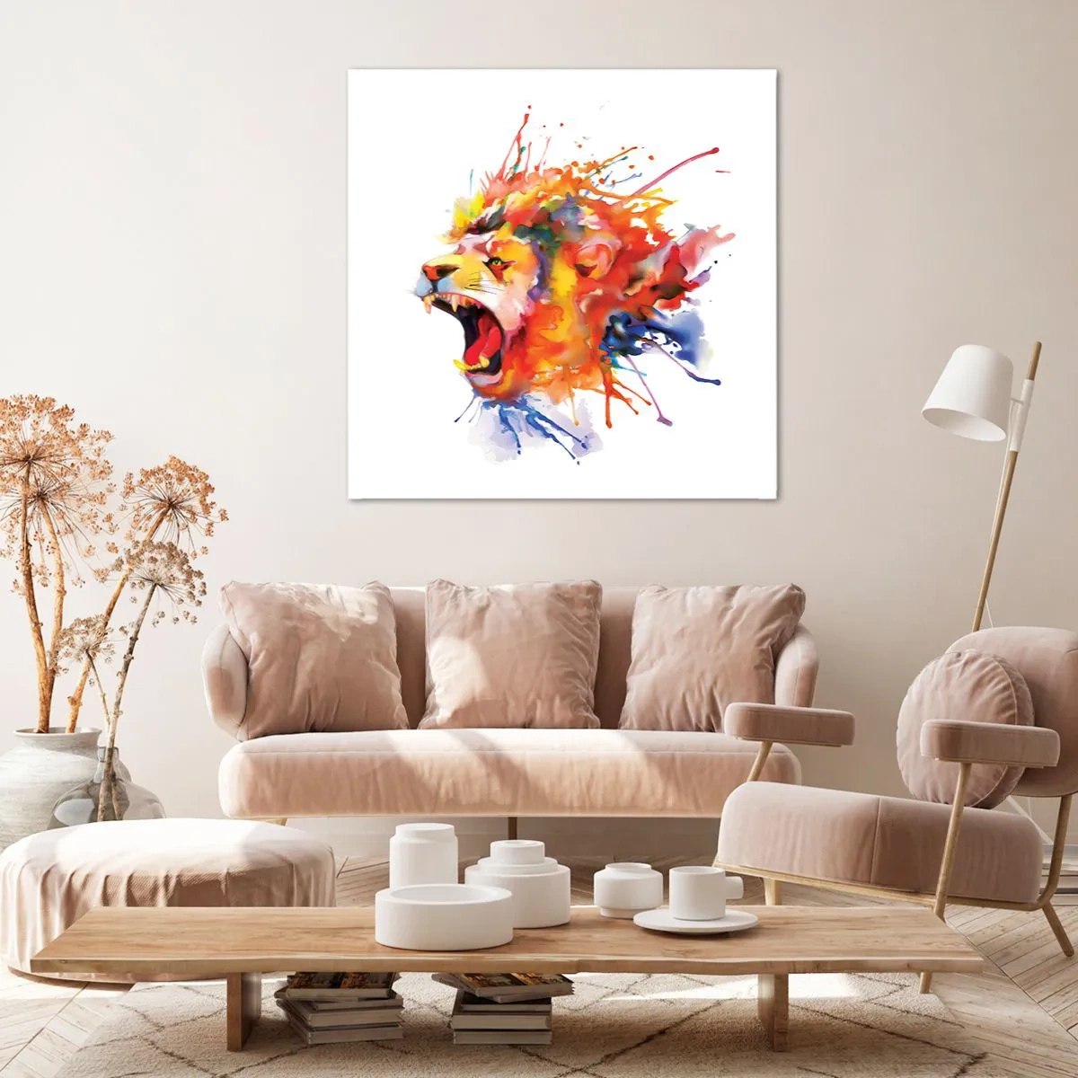 Impression sur toile - Image sur toile - exploser de colère - 50x50 cm