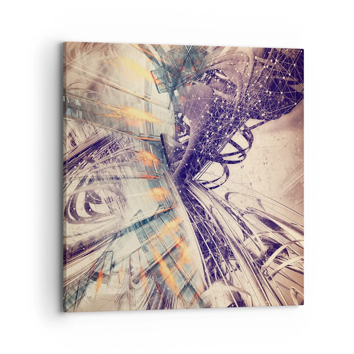 Impression sur toile - Image sur toile - En grande hâte - 70x70 cm