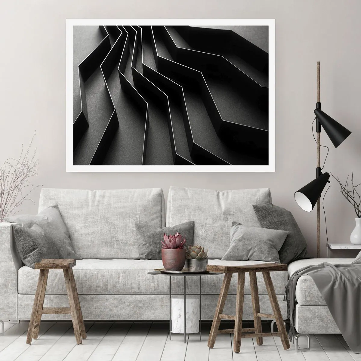 Affiche - Poster - Ordre spatial - 91x61 cm