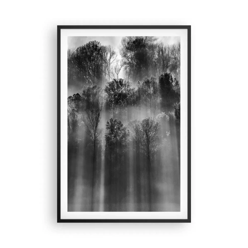 Affiche dans un cadre noir - Poster - Dans les flots de lumière - 61x91 cm