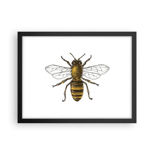 Affiche dans un cadre noir - Poster - Belle et bonne - 40x30 cm