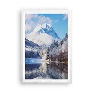 Affiche dans un cadre blanc - Poster - Protecteur de la neige - 61x91 cm