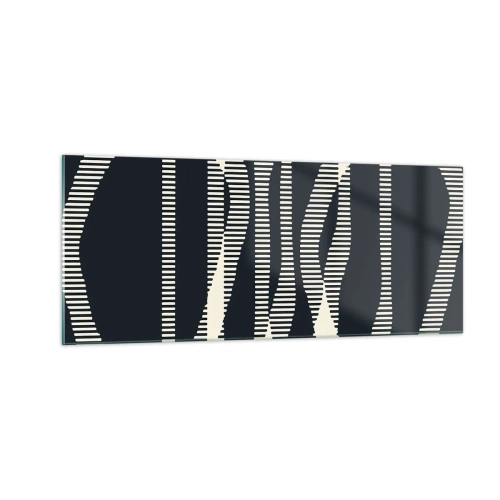Impression sur verre - Image sur verre - Une tentative de briser l'obscurité - 100x40 cm