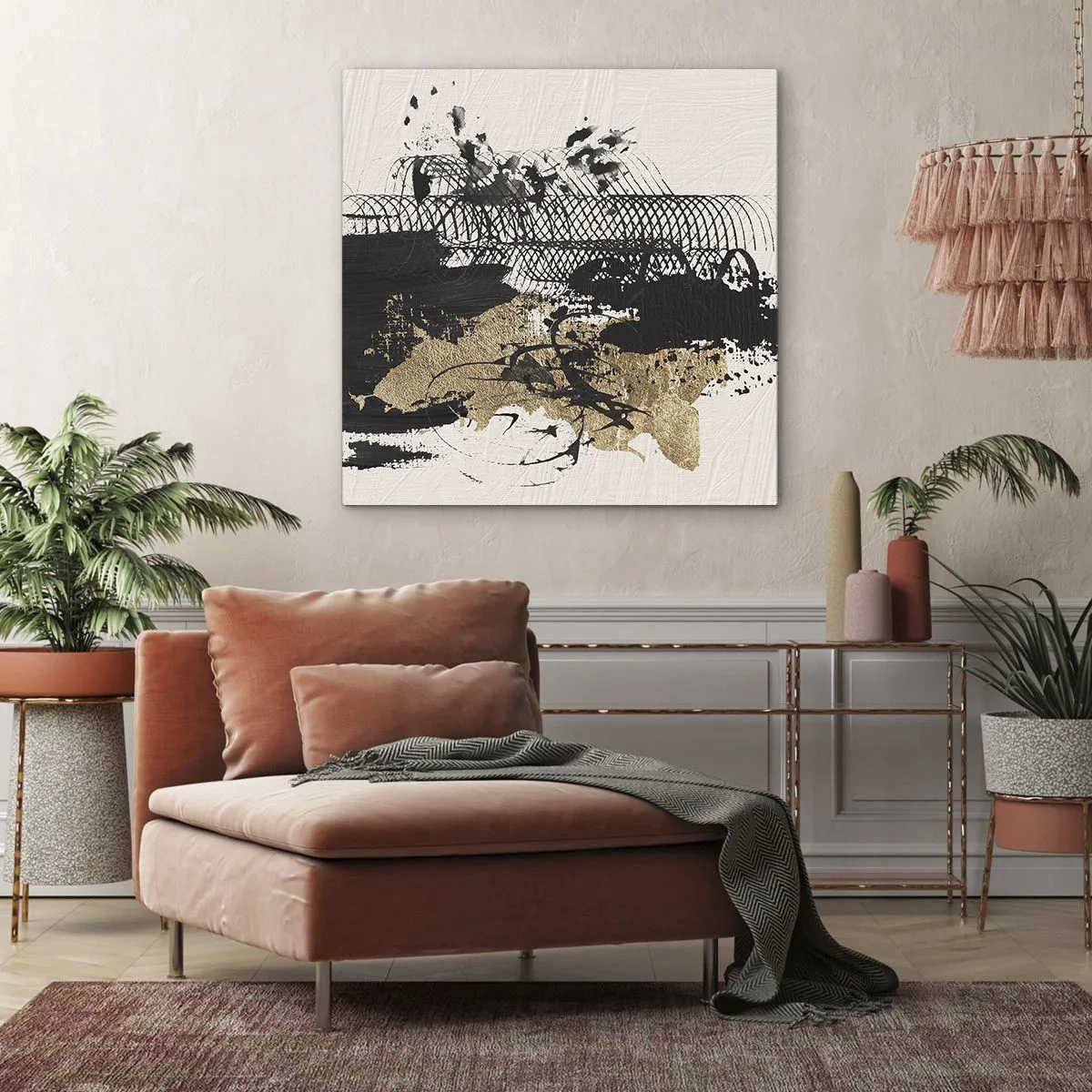 Impression sur toile - Image sur toile - Composer avec passion - 40x40 cm