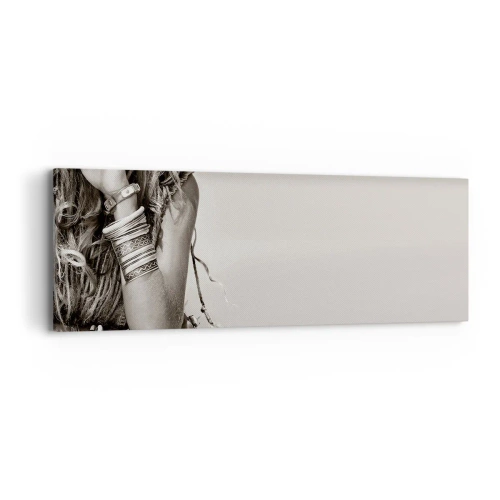 Impression sur toile - Image sur toile - Comment va la fille - 90x30 cm