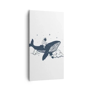 Impression sur toile - Image sur toile - Aventure spatiale - 55x100 cm