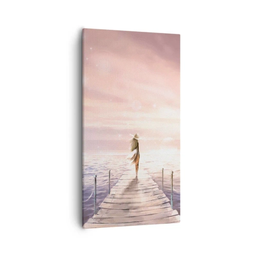 Impression sur toile - Image sur toile - A la lumière d'un rêve - 55x100 cm