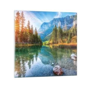 Impression sur verre - Image sur verre - Douceur automnale - 30x30 cm