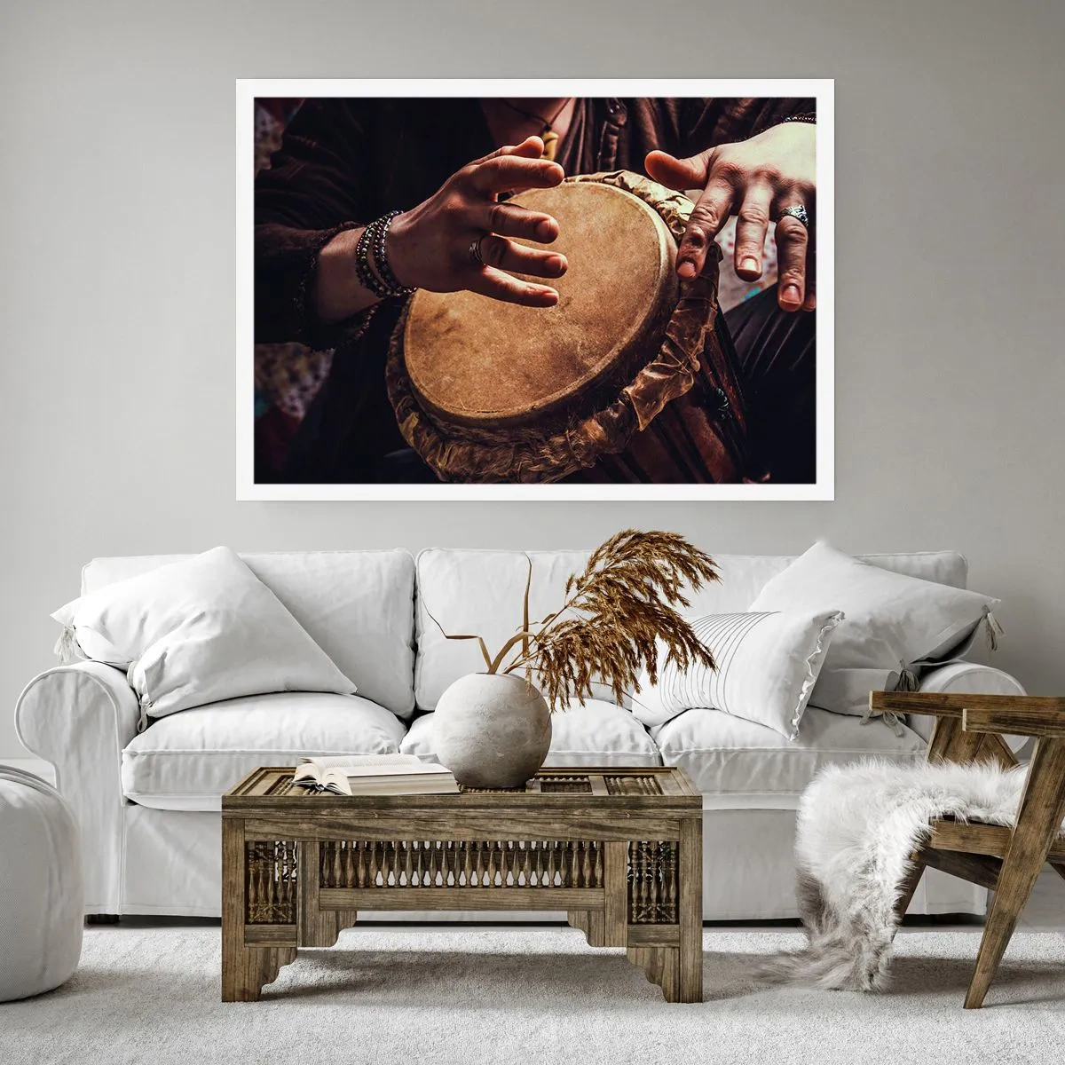 Affiche - Poster - Au rythme du coeur - 70x50 cm