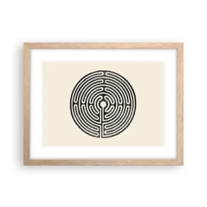 Affiche dans un chêne clair - Poster - Ordre mystérieux - 40x30 cm