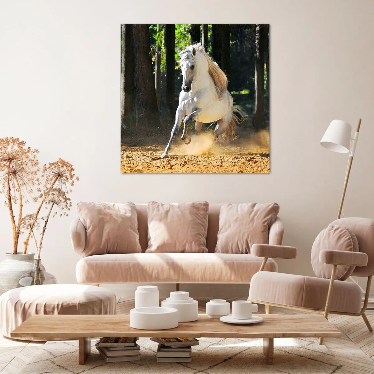 Impression sur toile - Image sur toile - Comme dans un roman fantastique - 60x60 cm