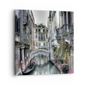 Impression sur toile - Image sur toile - Pendant des siècles dans une réflexion silencieuse - 40x40 cm