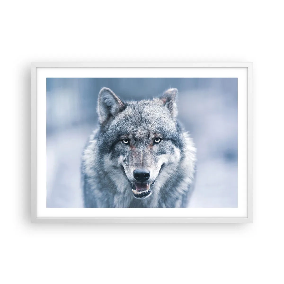 Affiche dans un cadre blanc - Poster - Relèverez-vous le défi ? - 70x50 cm