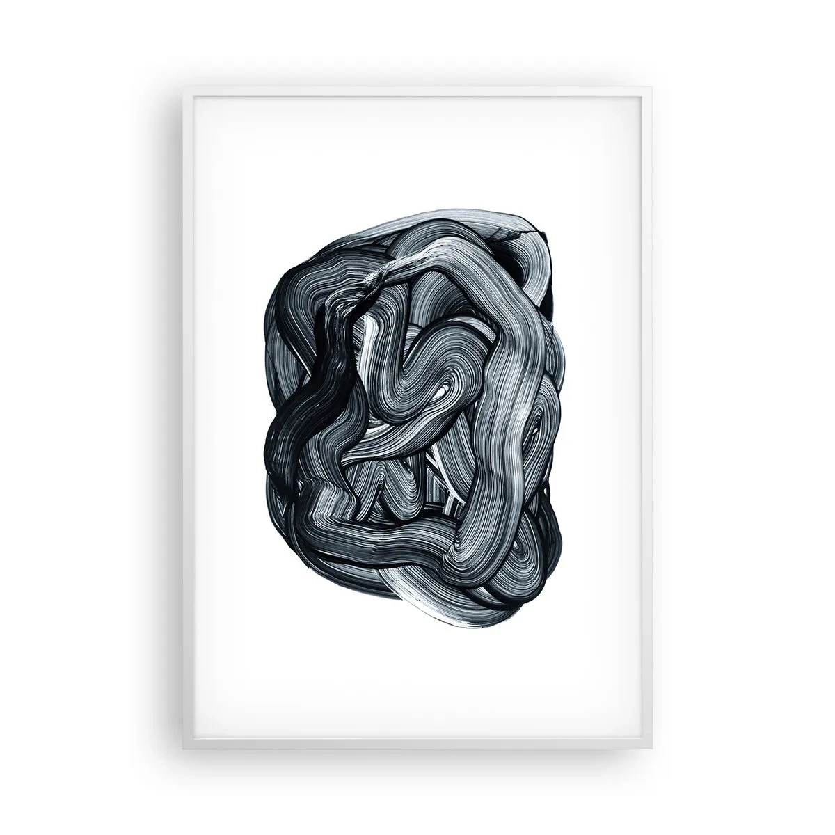 Affiche dans un cadre blanc - Poster - Ce n'est pas si simple - 70x100 cm