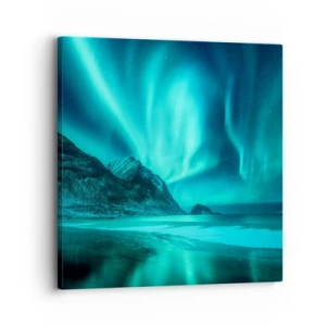 Impression sur toile - Image sur toile - Merveilles du Nord - 30x30 cm