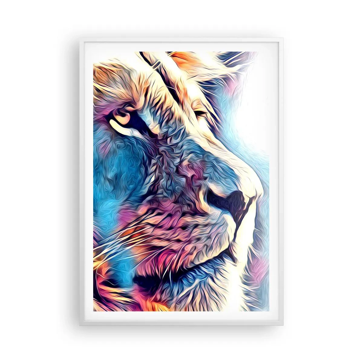 Affiche dans un cadre blanc - Poster - L'intelligence de la nature - 70x100 cm