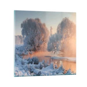 Impression sur verre - Image sur verre - Tout dans le soleil brille en cristal - 30x30 cm