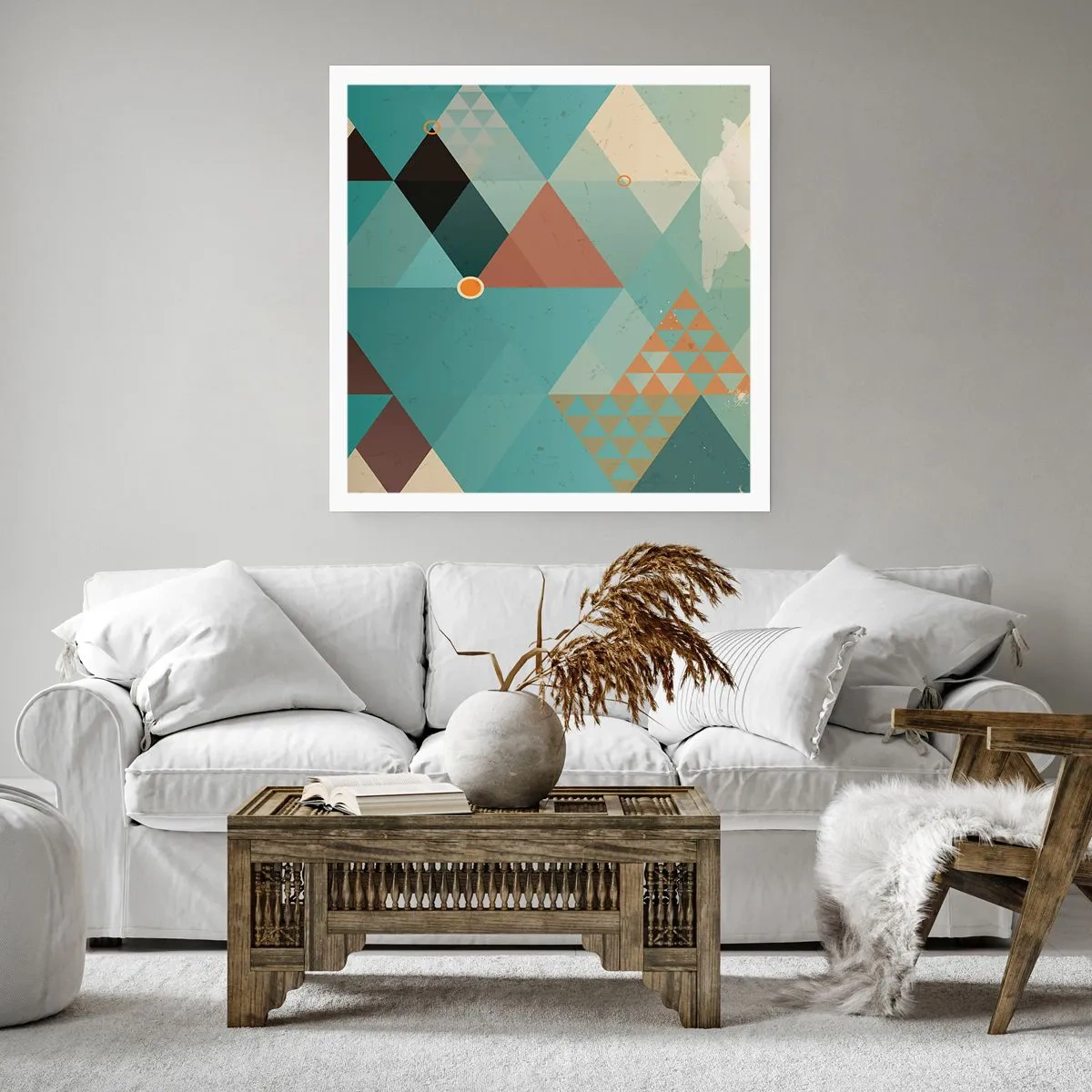 Affiche - Poster - Unité de la multiplicité, multiplicité de l'unité - 40x40 cm