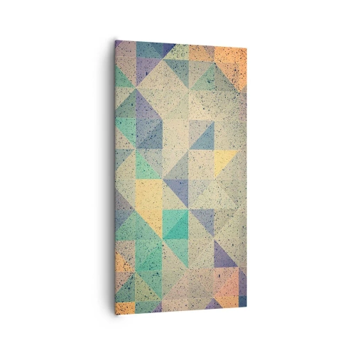 Impression sur toile - Image sur toile - République des triangles - 65x120 cm