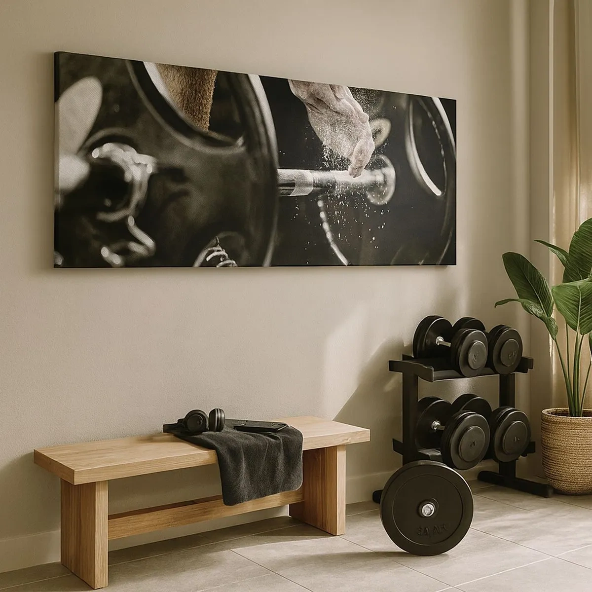 Impression sur toile - Image sur toile - Défi accepté! - 100x40 cm