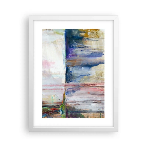 Affiche dans un cadre blanc - Poster - Impressions et associations colorées - 30x40 cm