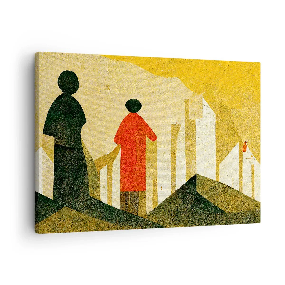 Impression sur toile - Image sur toile - La route est encore longue - 70x50 cm