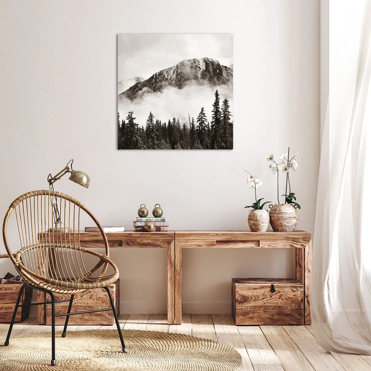Impression sur toile - Image sur toile - Seigneur de granite - 30x30 cm