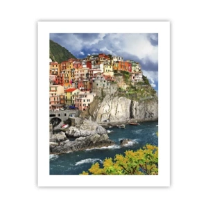 Affiche - Poster - Un groupe embrassant les rochers - 40x50 cm