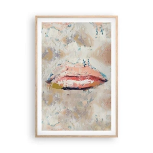 Affiche dans un chêne clair - Poster - Éveil la pensée - 61x91 cm