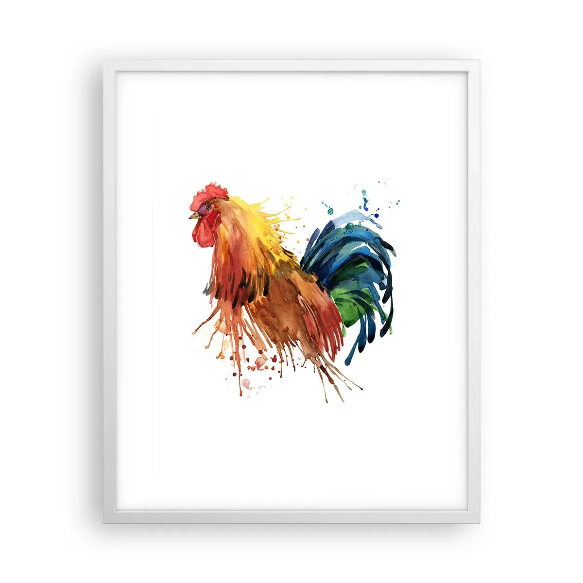 Affiche dans un cadre blanc - Poster - Robe royale, fierté royale - 40x50 cm