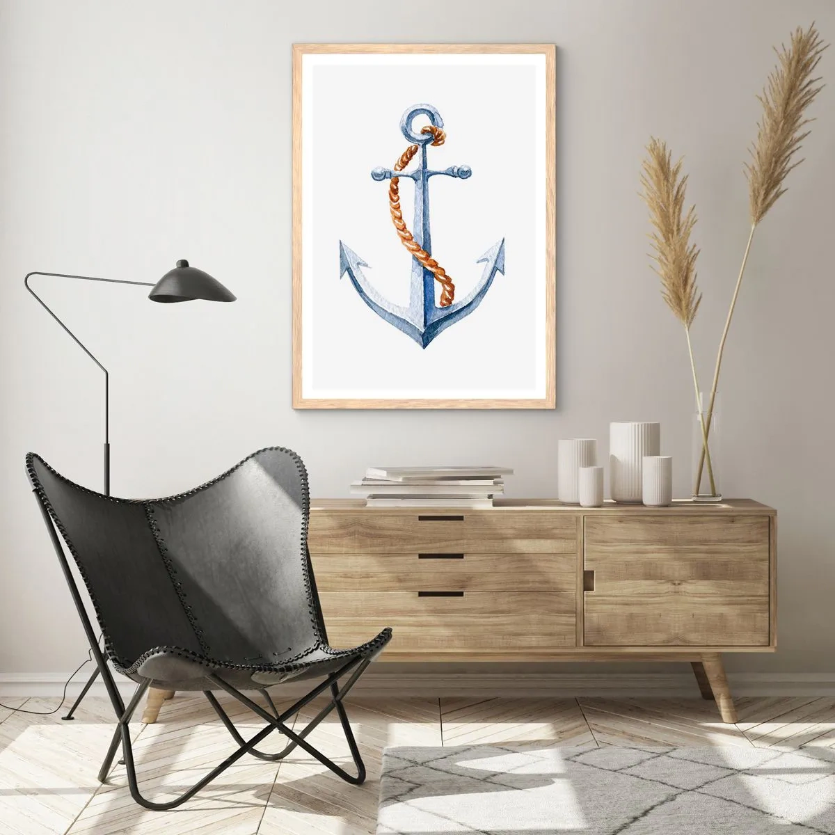 Affiche dans un chêne clair - Poster - Ah l'aventure ! - 50x70 cm