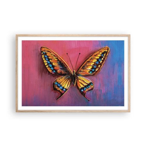 Affiche dans un chêne clair - Poster - Un joyau de la nature - 91x61 cm