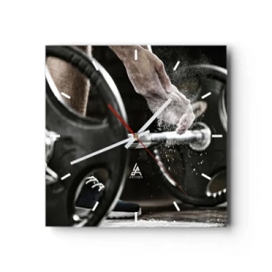 Horloge murale - Pendule murale - Défi accepté! - 40x40 cm