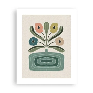 Affiche - Poster - Bouquet symétrique - 40x50 cm