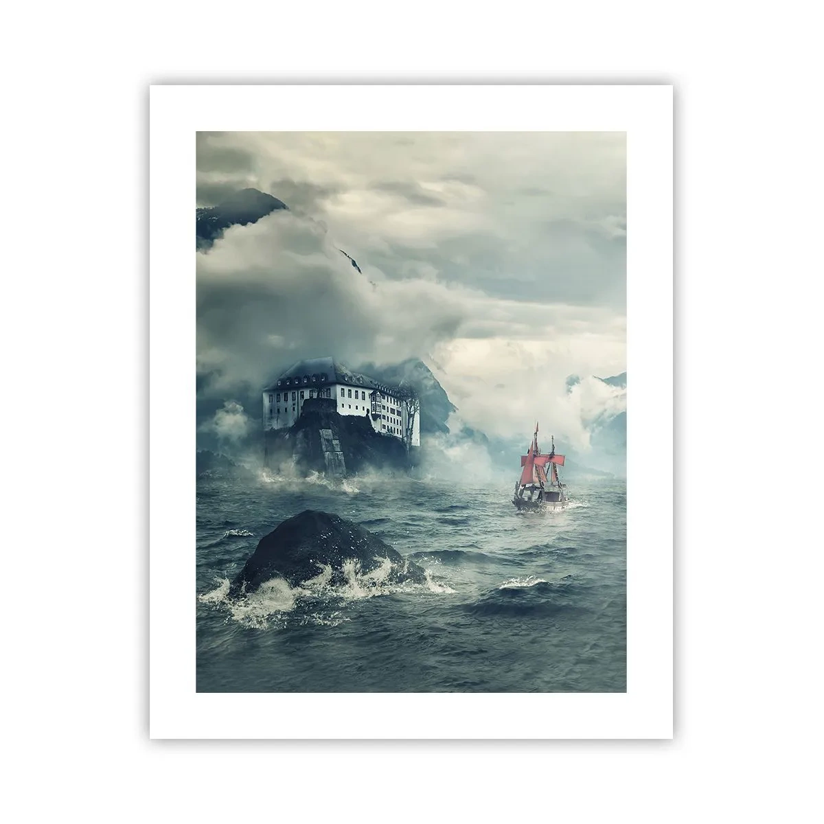 Affiche - Poster - Dans l'eau magique - 40x50 cm