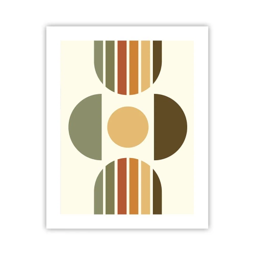 Affiche - Poster - Dans les coulaurs de la terre - 40x50 cm