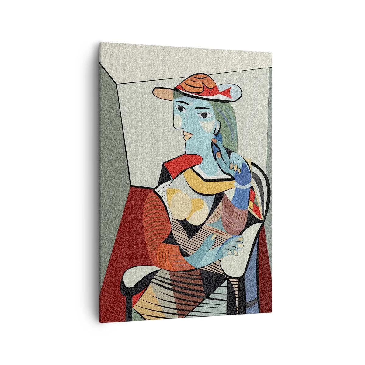 Impression sur toile - Image sur toile - À travers les yeux de Picasso - 70x100 cm