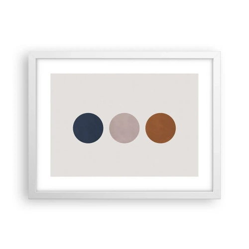 Affiche dans un cadre blanc - Poster - Symbole d'excellence - 40x30 cm