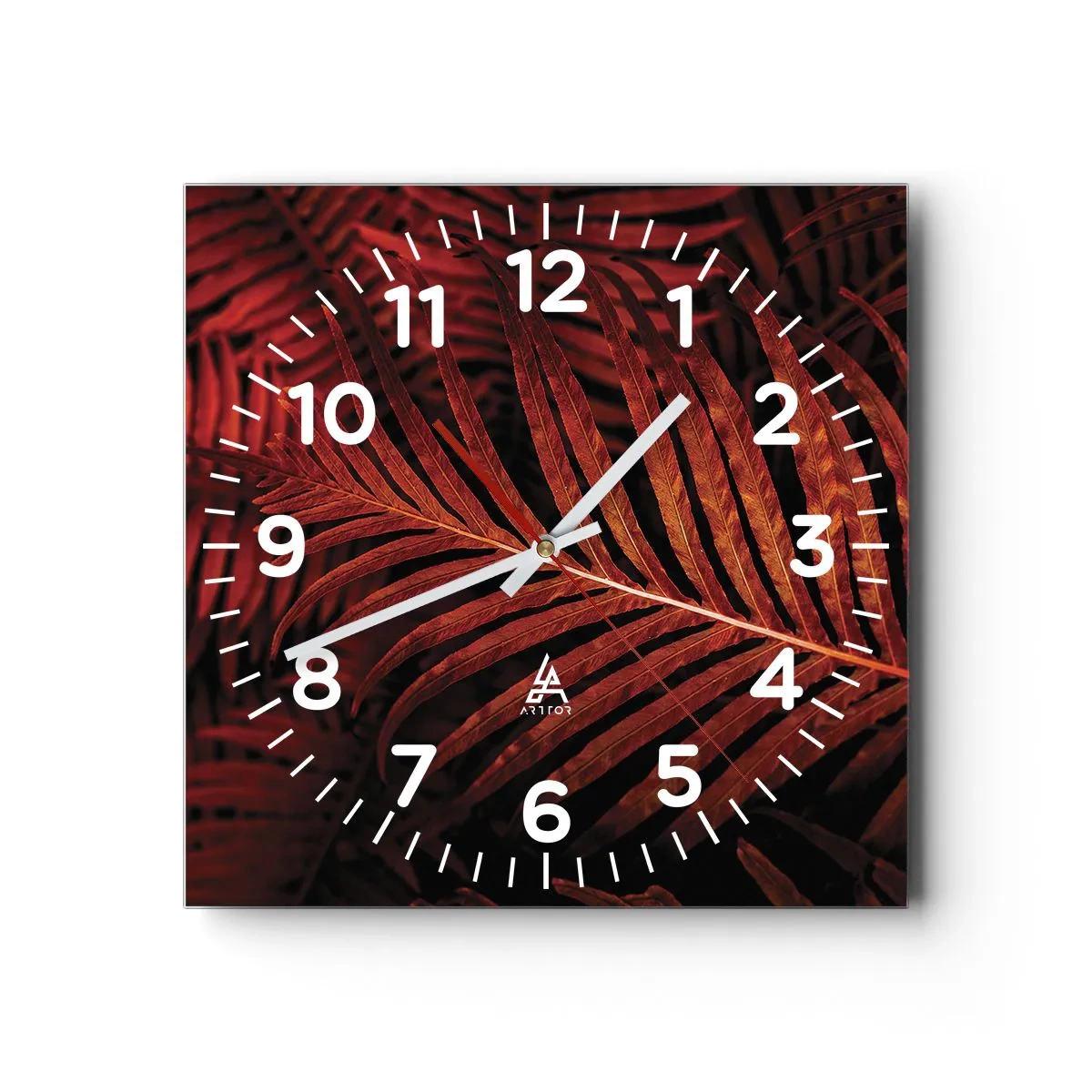 Horloge murale - Pendule murale - Chaleur de la vie - 40x40 cm