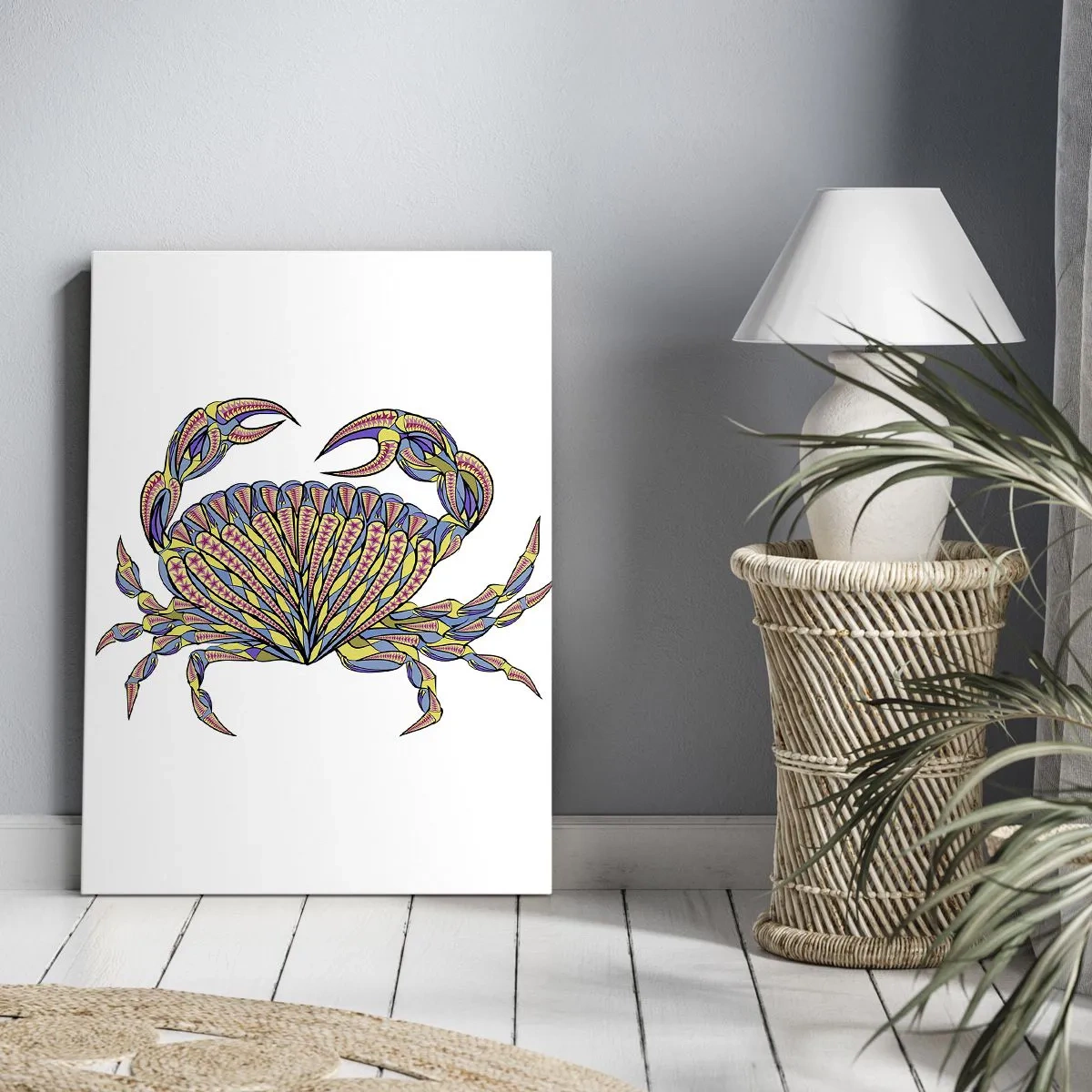 Impression sur toile - Image sur toile - Bijoux de la mer - 65x120 cm