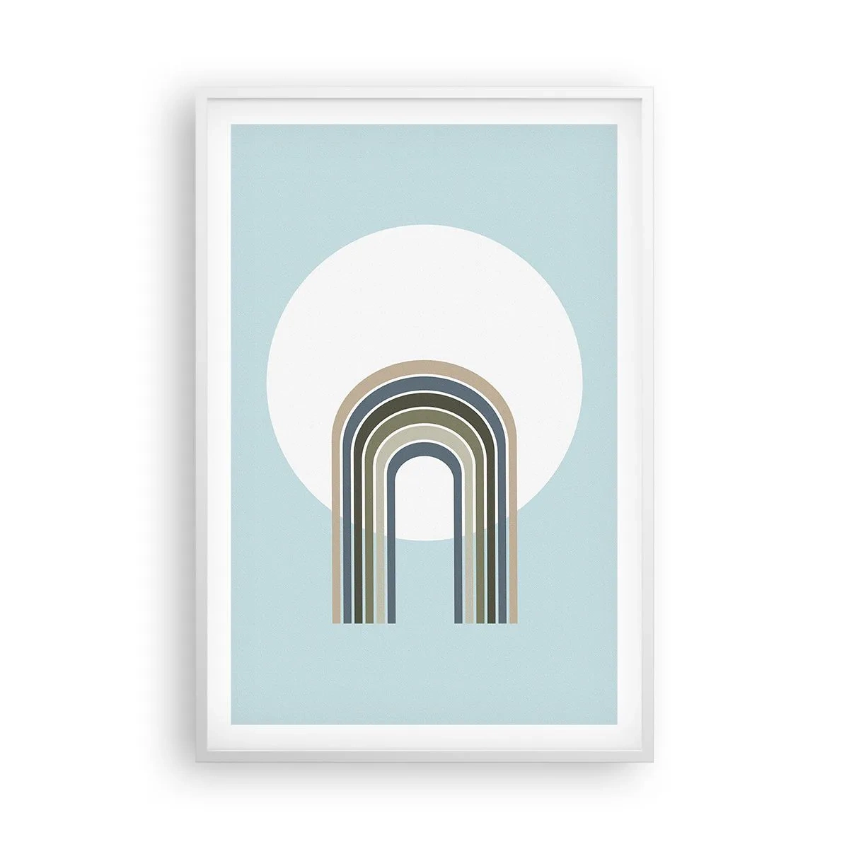 Affiche dans un cadre blanc - Poster - Attraction irrésistible - 61x91 cm