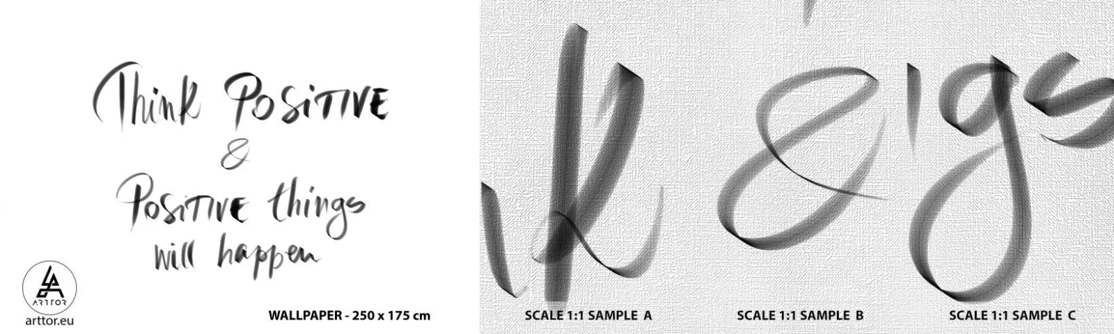 Échantillon de Papier Peint Premium Canvas - Comment vivre? - Typographie, Affirmation, Maxime - 100x30 cm
