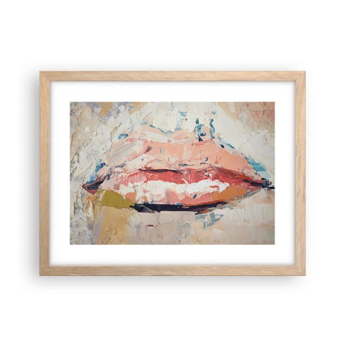 Affiche dans un chêne clair - Poster - Éveil la pensée - 40x30 cm