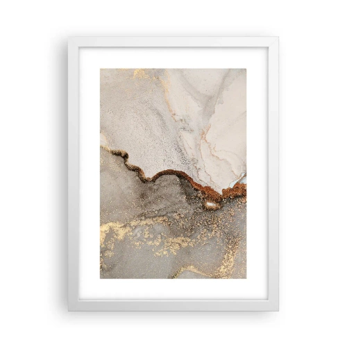 Affiche dans un cadre blanc - Poster - Aux frontières des couleurs - 30x40 cm