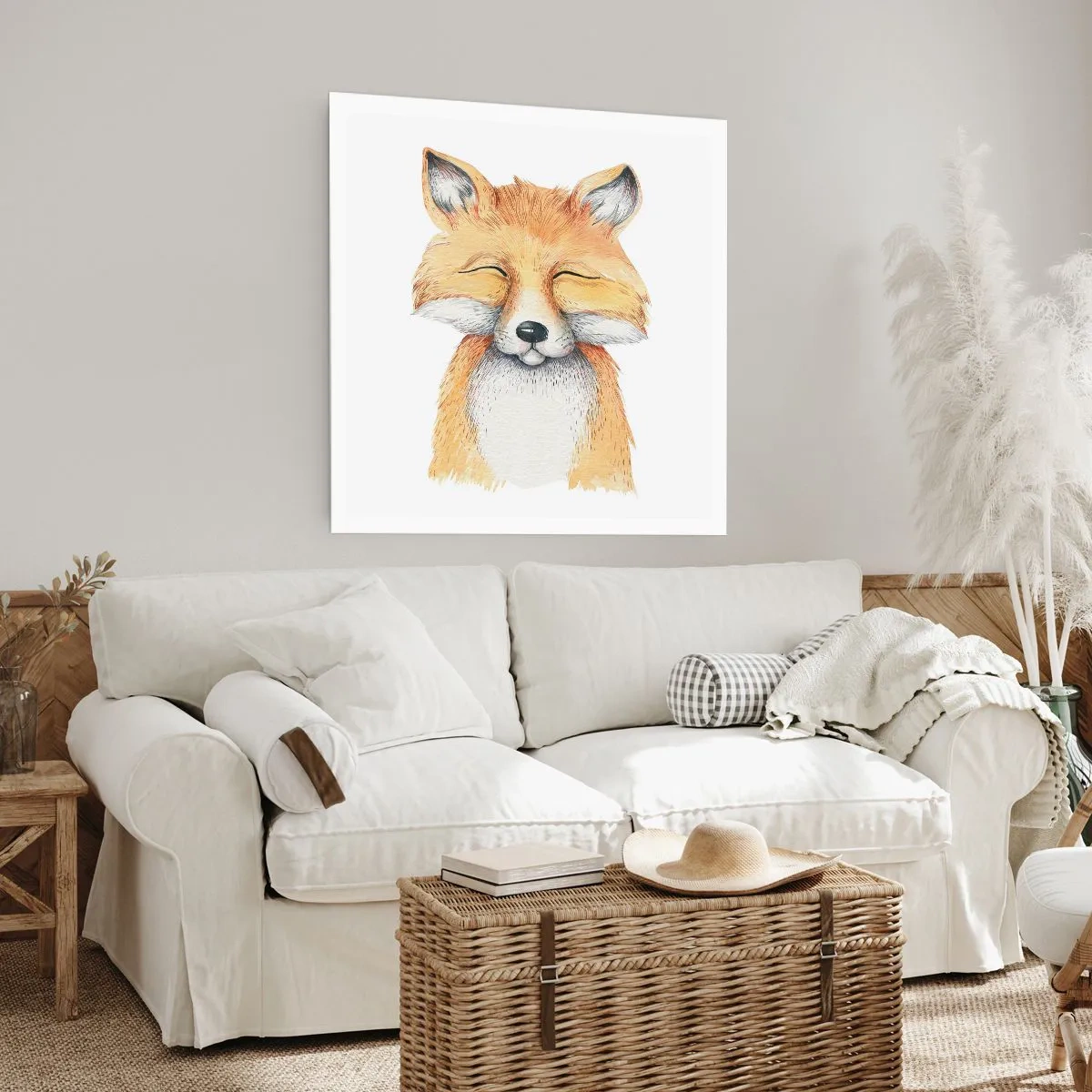 Affiche - Poster - Humeurs de renard - 30x30 cm