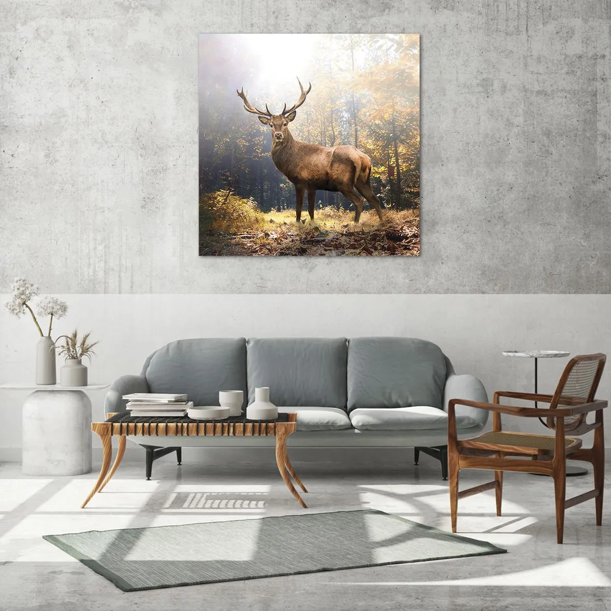 Impression sur verre - Image sur verre - Toute sa majesté - 40x40 cm