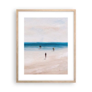 Affiche dans un chêne clair - Poster - Un besoin naturel - 40x50 cm